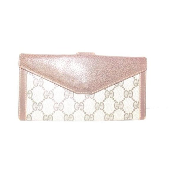 Gucci Brown Guccissima XL Checkbook Change Pouch - Picture 1 of 10